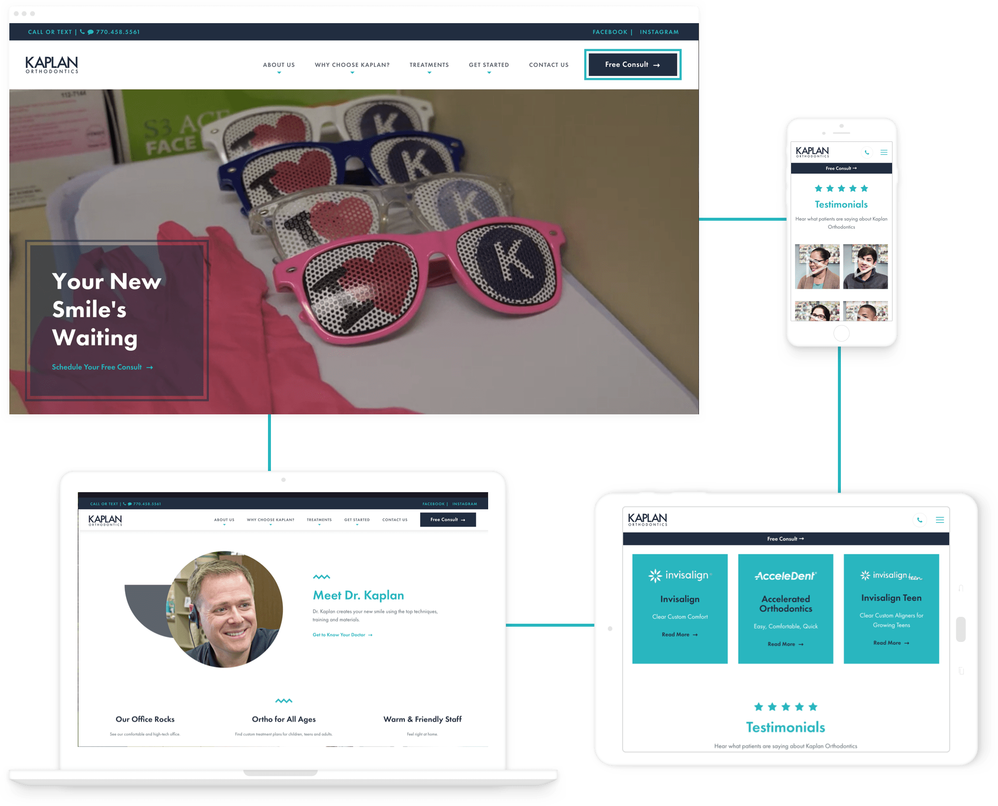 Kaplan Orthodontics Homepage
