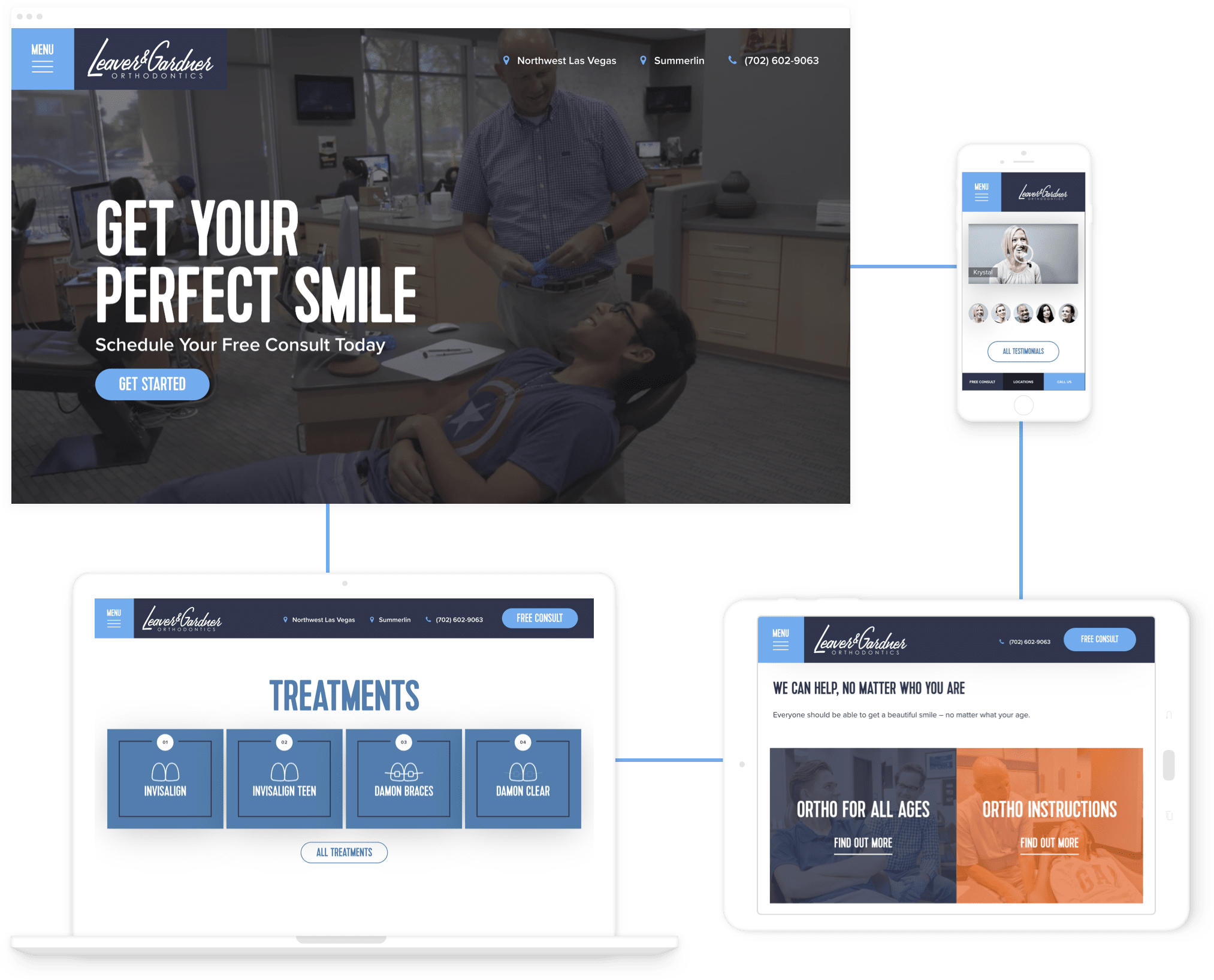 Leaver Gardner Orthodontics Homepage