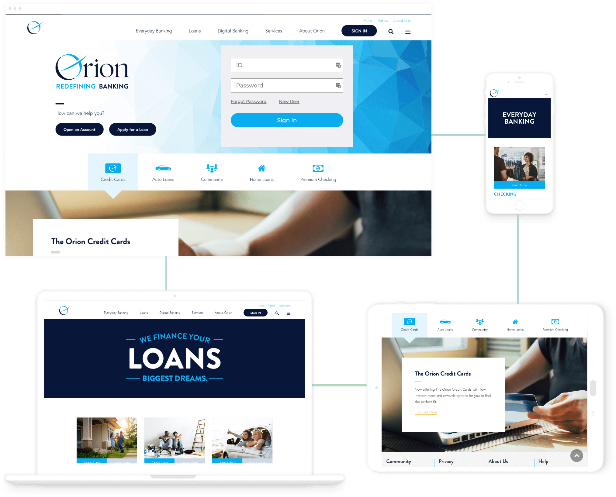 Orion Federal Credit Union Homepage